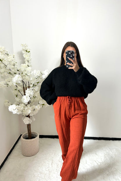 Pantalon Léa Terracotta