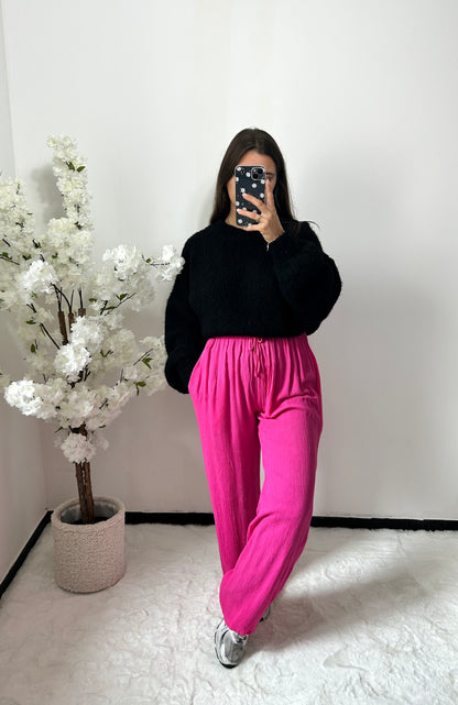 Pantalon Athéa Fuchsia