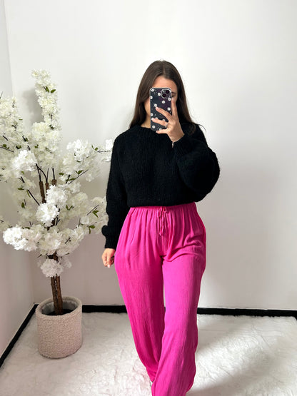 Pantalon Athéa Fuchsia