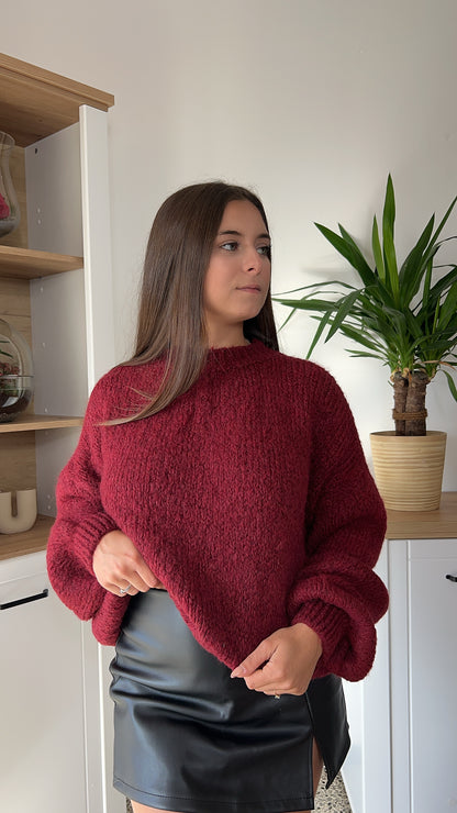 Pull Alia Bordeaux