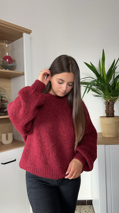 Pull Alia Bordeaux